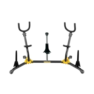 Image de Hercules DS538B Support pour 2 Saxophones Alto/Tenor, 1 Saxophone Soprano, Clarinettes