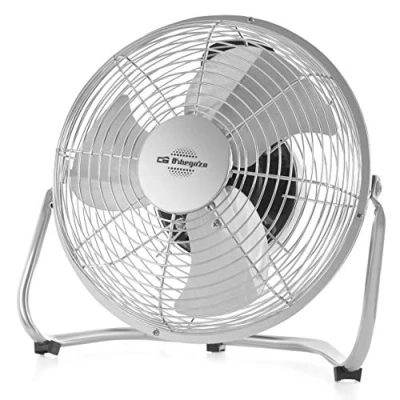 Image de Orbegozo PW 1321 Ventilateur industriel Power Fan, 3 vitesses, inclinaison réglable, système anti basculement, poignée de transport, pales 20 cm, 45 W