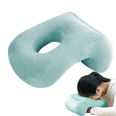 Image de Appui Lit Massage Face Ver Le Bas, Coussin Visage Oreiller Réglable Table Repos Berceau Visage, Bas