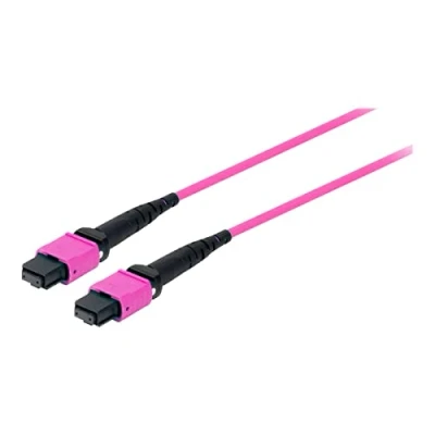 Image de Digital Data Communications MTP &gt;MTP Câble patch fibre optique multimode OM4 Aqua 10 m