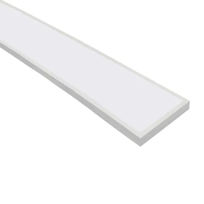 Image de Jandei Panneau LED rétro éclairé de surface 120 x 30 cm, puissance 60 W, blanc froid 6000 K, cadre blanc, driver inclus