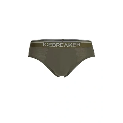 Image de Icebreaker Merino Anatomica Briefs BLACK/MONSOON Slip Loden, Homme, Taille: Medium, Loden