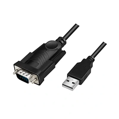 Image de LogiLink AU0048A Câble adaptateur USB 2.0 (type A) vers série (RS232 9pin) pour Win 11, longueur 1,5 m