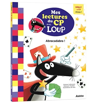 Image de MES LECTURES DU CP AVEC LOUP DÉBUT DE NIVEAU 1 ABRACADABRA ! Livre d’occasion Bon
