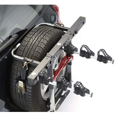 Image de Mottez A500P Porte Vélos 4X4 à Sangles 3 Noir