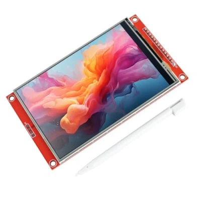 Image de LAFVIN Écran tactile TFT LCD 4,0 pouces 480 x 320 SPI Serial ST7796S avec stylet compatible Arduino