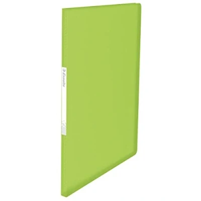 Image de Esselte Vivida Reliure protège documents souple en polypropylène avec 40 pochettes A4 80 feuilles Vert