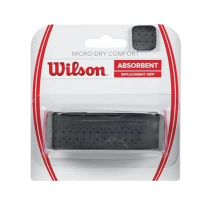 Image de Wilson Bande de Maintien, Micro Dry Comfort, Maintien Simple, Unisexe, Noir, 1 Pièce, WRZ4211BK