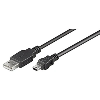 Image de Goobay 93229 câble USB 2.0 0,3 m A Mini B Noir Neuf