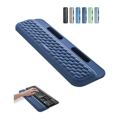Image de Vaydeer Repose poignet pour clavier, Lycra durable et lisse, design ergonomique de massage, support relâcher la pression du prévenir le syndrome canal carpien