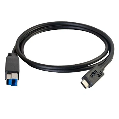 Image de Câble USB C vers B 3.0 C2G 3m Connecteurs à code de couleurs