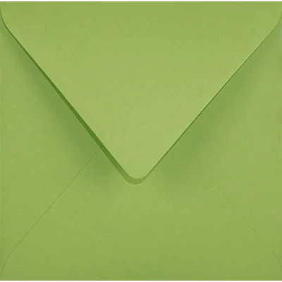 Image de Netuno 100 enveloppes carrées vertes claires 153x153mm 115g Sirio Color Lime enveloppe décorative élégante colorée pour lettres invitations mariage Noël cartes de voeux anniversaire fêtes