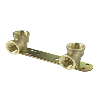 Image de Support de douche encastré Longueur : 150 mm Barre mitigeur thermostatique Plaque arrière Filetage BSP Kit connexion pour robinet 1/2 x Système Wärmer