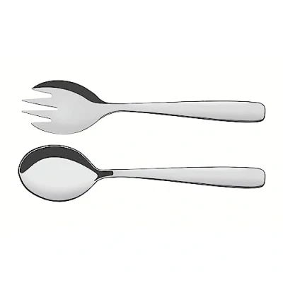 Image de Tramontina 63960/127 Essentials service à salade 2 pièces avec fourchette et cuillère de en acier inoxydable AISI 430