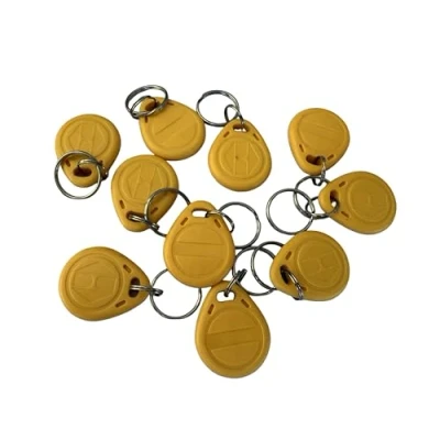 Image de YARONGTECH 125khz rfid en écriture réinscriptible T5577 Porte clés clé d&#039;hôtel (pack de 10)