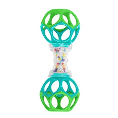 Image de Bright Starts, Oball, Hochet et Balles avec Perle Multicolore, Jouet d&#039;Éveil de Motricité pour Bébés, Facile à Agripper, Dès la Naissance