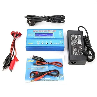 Image de Chargeur iMAX B6 80W, Lipo, de Balance Déchargeur pour Batterie LiPo/Li ION/Life(1 6S), NiMH/NiCd(1 15S), LCD parallèle avec Adaptateur DC 10.0 20.0V(EU Plug)
