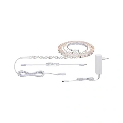 Image de Paulmann 78963 Kit de base Strips FlexLED 3D 5 m incl. 1x10,5 watts gradable Blanc barre lumineuse plastique bande LED 3000 K, Matière, 10.5 W, 5m