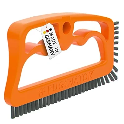 Image de FUGINATOR® Brosse à joints de Nettoyage pour le des dans la salle bain, les WC, cuisine, etc. carreaux muraux et sol pratique