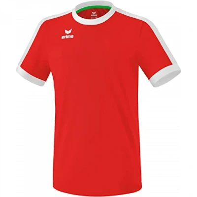 Image de Erima Mixte Maillot Retro Star, Rouge/Blanc, L EU
