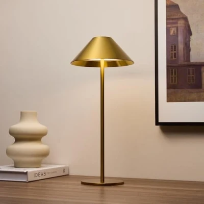 Image de Bojim Lampe de Table Sans Fil Rechargeable, Dimmable Bureau Tactile 3 Modes 3000K 6000K, 4000mAh IP54 Étanche à Poser pour Extérieur, Camping, Chambre, Restaurant, Terrasse