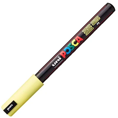 Image de Feutres POSCA PC 1MR Jaune (6 Unités)