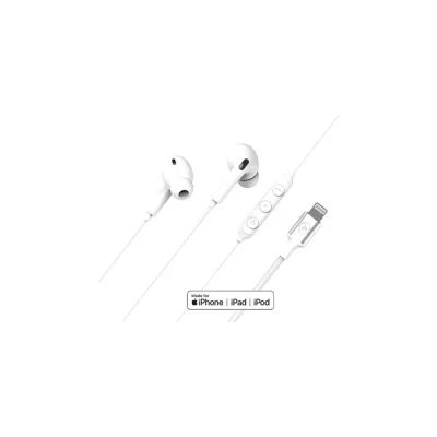 Image de Ecouteurs Intra auriculaires avec fil Force Play KP Lightning Blanc