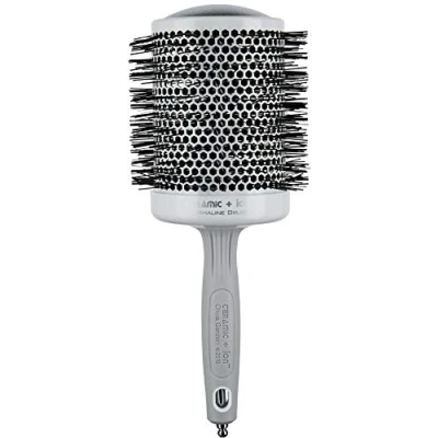 Image de Olivia Garden Ceramic + Ion Brosse Thermale Ronde Diamètre Antistatique, Tourmaline et Poils en Nylon 8 10 cm