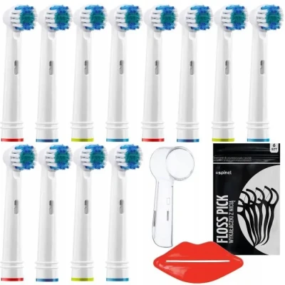 Image de 12x Têtes de brosse à dents interchangeables Precision Clean SB 17A