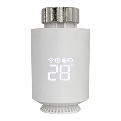 Image de Desikixudy Tuya ZigBee Actionneur de radiateur avec thermostat Contrôleur température valve thermostatique intelligent TRV pour Alexa Home