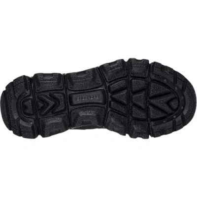 Image de Skechers Femme Sommets à SOMMITS À, Maille synthétique Noire avec Bordure Noire, 38 EU