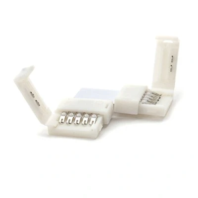 Image de RGBW SMD5050 Connecteur à clip pour bande LED RVB 5 broches Blanc 10 mm