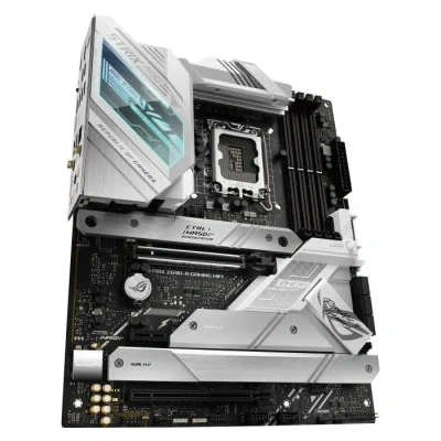 Image de ASUS ROG STRIX Z690 A gaming WiFi Carte mère Intel LGA 1700 ATX (PCIe 5.0, DDR5, 6 E, 2.5 Gb LAN, 4 x M.2, PCIe Slot Q Release, USB 3.2 Gen 2x2 Type C, SATA, AURA Sync RGB)