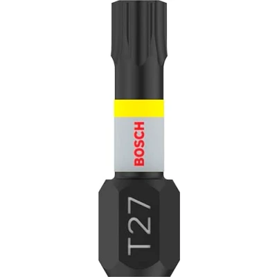 Image de Bosch Accessories 2608522476 Lot de 2 embouts vissage Impact Control T27 (25 mm, tige hexagonale, Pick and Click, accessoires visseuse à percussion)