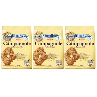 Image de MULINO BIANCO Campagnole biscuits sablés à la farine de riz 700g (Campagnole, x3)