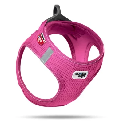 Image de curli Gilet Harnais Classic Air Mesh avec Boucle en D Fuchsia XS