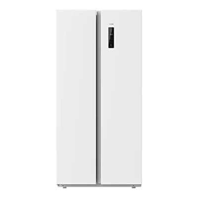 Image de Cecotec Frigorífico Americano 2 Puertas Bolero CoolMarket SBS 430 White E. Side by de L, Altura 176 cm y 84 Ancho, Sistema Multi Air Flow, Total No Frost, Motor Inverter Plus