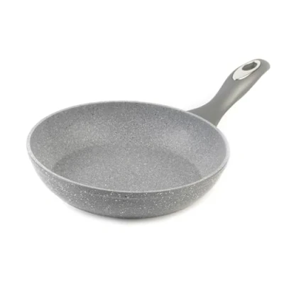 Image de Salter BW02762G1 Marblestone 20cm Poêle à Frire Petite Antiadhésive crêpe, omelette Poêle, Aluminium Forgé, Convient aux tables de cuisson induction et lave vaisselle, Cuire avec peu d&#039;huile