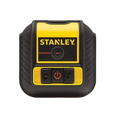 Image de STANLEY NIVEAU LASER CROIX + EQUERRAGE CROSS90 Faisceau Rouge Portée Jusqu&#039;à 12 mètres Livré avec 2 Accessoires et Piles Étanche S&#039;adapte sur Trépied référence STHT77502 1