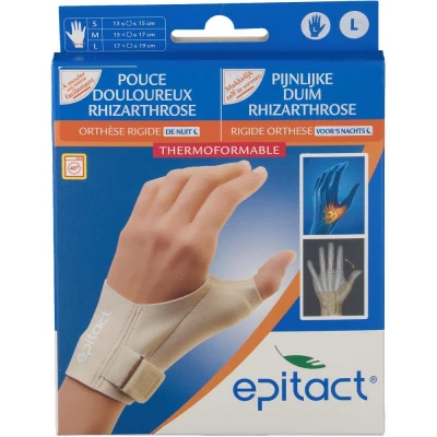 Image de Epitact Orthèse Rigide de Nuit Pouce Gauche Large 1 pièce