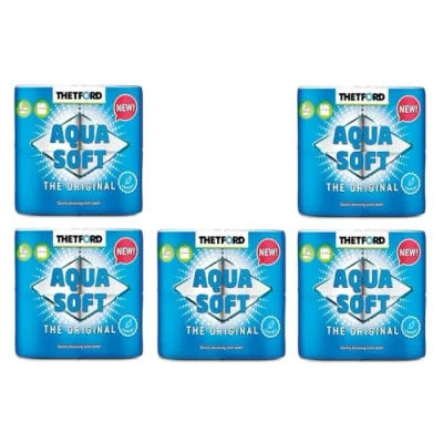 Image de LOT 5X AQUA SOFT PAPIER TOILETTE THETFORD CARAVANE WC CHIMIQUE ENTRETIEN