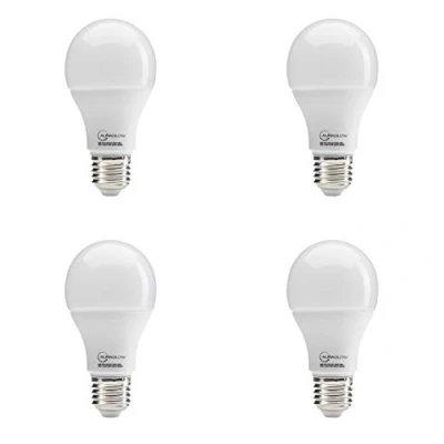 Image de Auraglow gradateur à LED 3 gradateurs sans 14w, 100w EQV Blanc froid 6000K E27 4 Pack