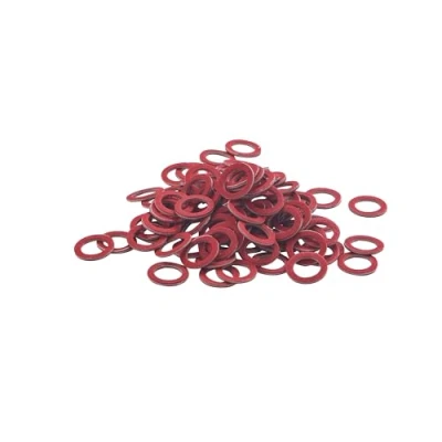 Image de Joint fibre rouge eau chaude/eau froide 12x17 (3/8) (lot de 100) NOYON &amp; THIEBAULT