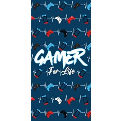 Image de Gamer Serviette de plage pour la vie Controller Beats 70 x 140 cm 100% coton