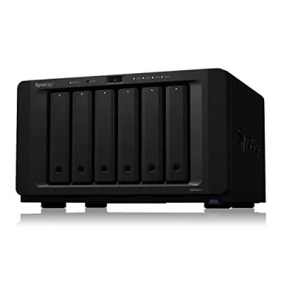 Image de Synology DiskStation DS1621+ serveur de stockage NAS Bureau AMD Ryzen V1500B 4 Go DDR4 Manager Noir Neuf