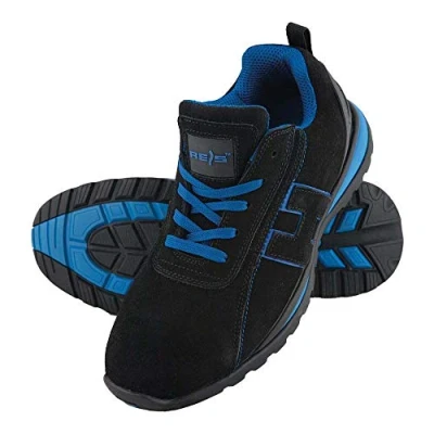 Image de Chaussures de travail sécurité Chile Taille 3648 Embout en acier, noir/bleu, 40 EU