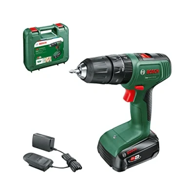 Image de Bosch Home and Garden Perceuse Visseuse à Percussion sans fil EasyImpact 18V 40 (1 Batterie 2,0 Ah, Système 18 V, dans Coffret de Transport)