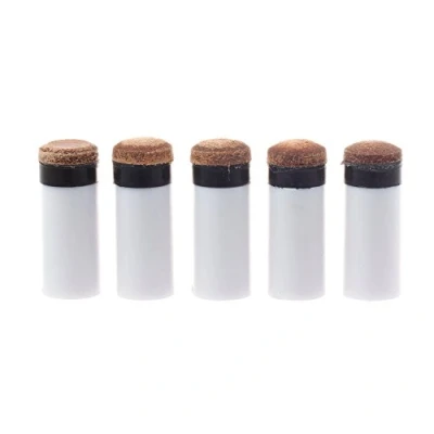 Image de Lot de 5 pointes queue billard rechange rigides 13 mm en laiton avec embouts à visser pour queues
