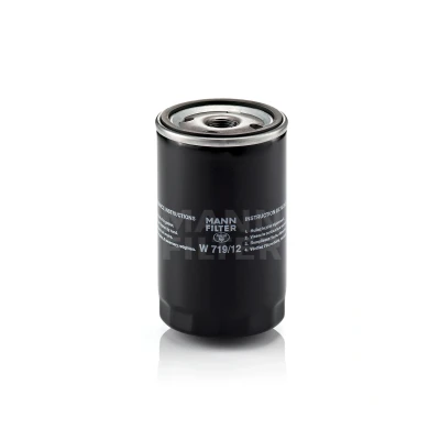 Image de MANN FILTER W 719/12 Filtre à huile 3/4 16 UNF avec un clapet de non retour vissé VOLKSWAGEN: TRANSPORTER 3, 3 Bus