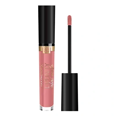 Image de Max Factor Lipfinity Velvet Mat Posh Pink 45 Rouge à lèvres liquide Avec finition mate en rose intense huile de coco nourrissante Longue durée vie jusqu&#039;à 24 heures